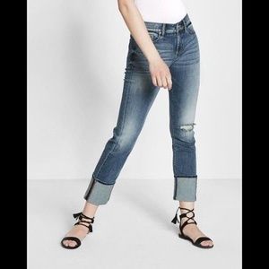 Express Precision Fit Cropped Skinny Jeans 00